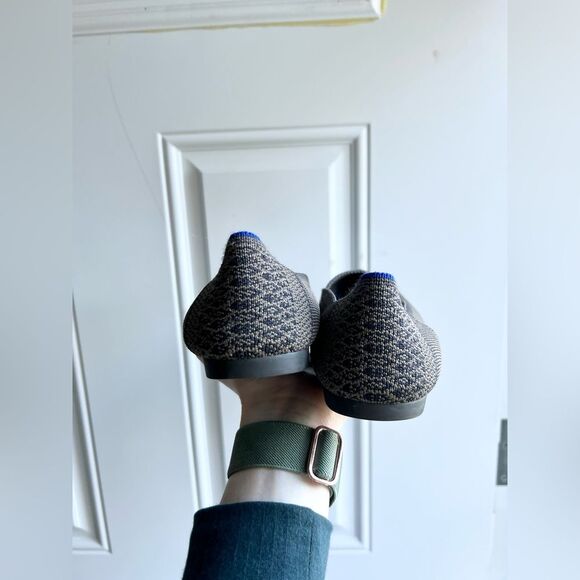 Rothy’s The Point Flats RARE Walnut Python Print - Picture 6 of 9